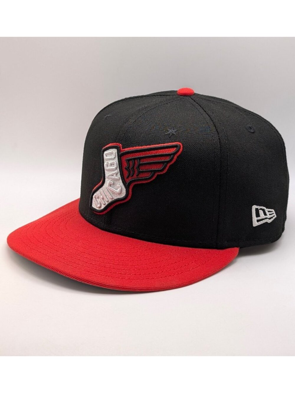 Chicago White Sox New Era Size 7 1/2 City Connect Fitted Hat Black Red On Field